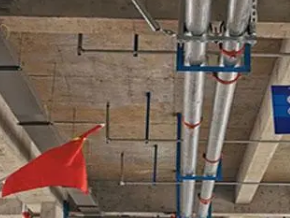 莱城管廊支架的安装方法