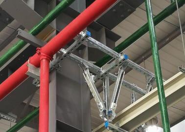 莱城该抗震支架的整体式支吊架结构协调性好